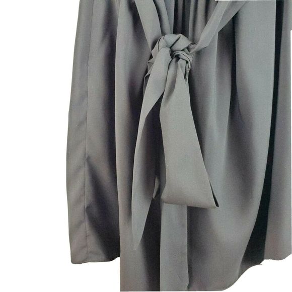 BCBGeneration Black Ruffle Tuxedo Mini Dress Sz 0 - Picture 5 of 8